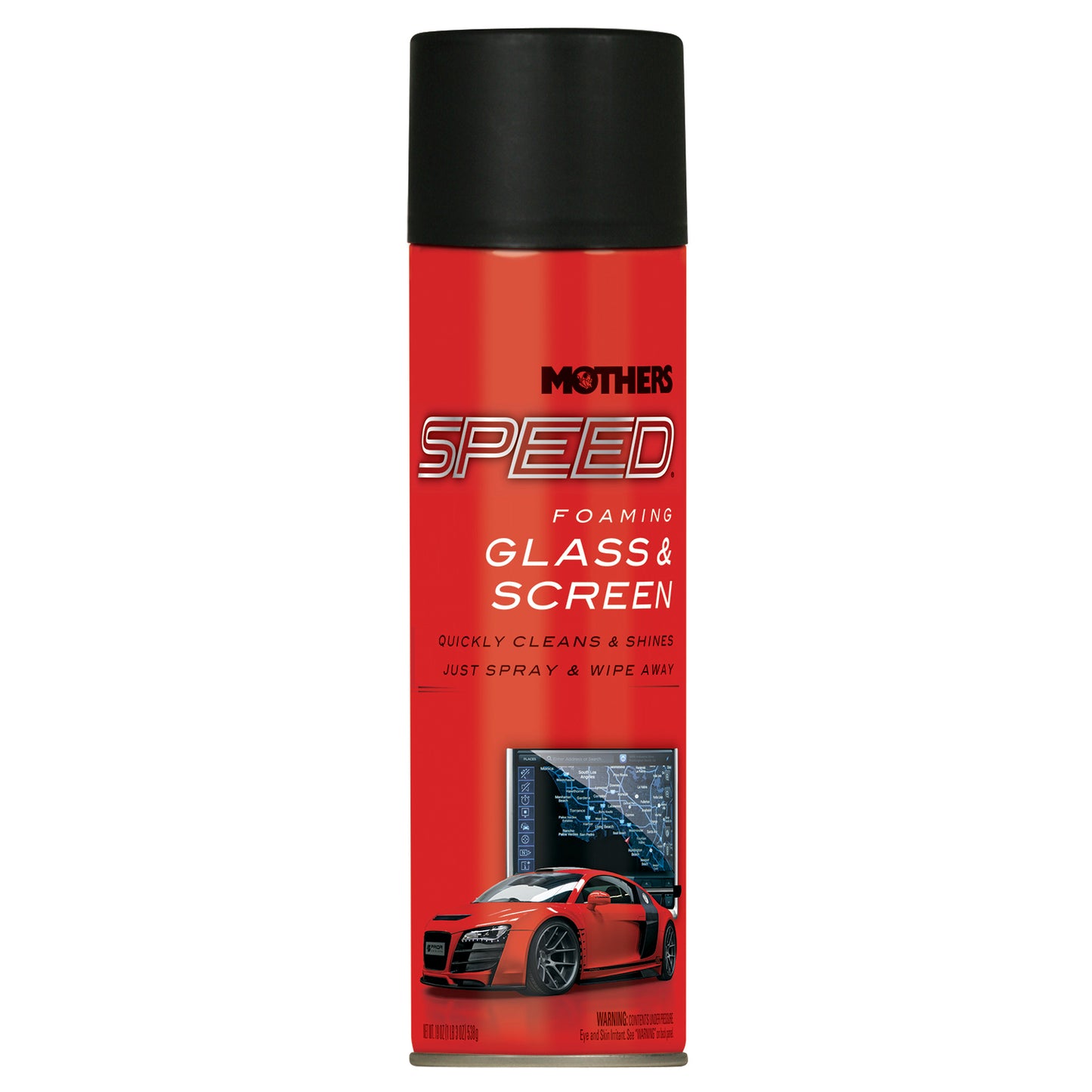 Mothers Speed Glass & Screen Cleaner 710ml Streak-Free Spray