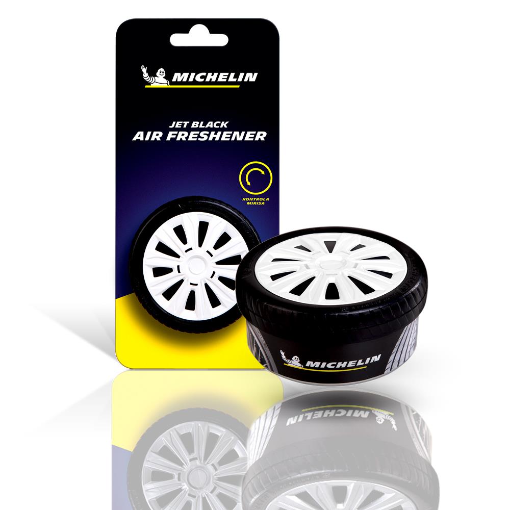 Michelin Jet Black Car Air Freshener Can 48g Adjustable Lid
