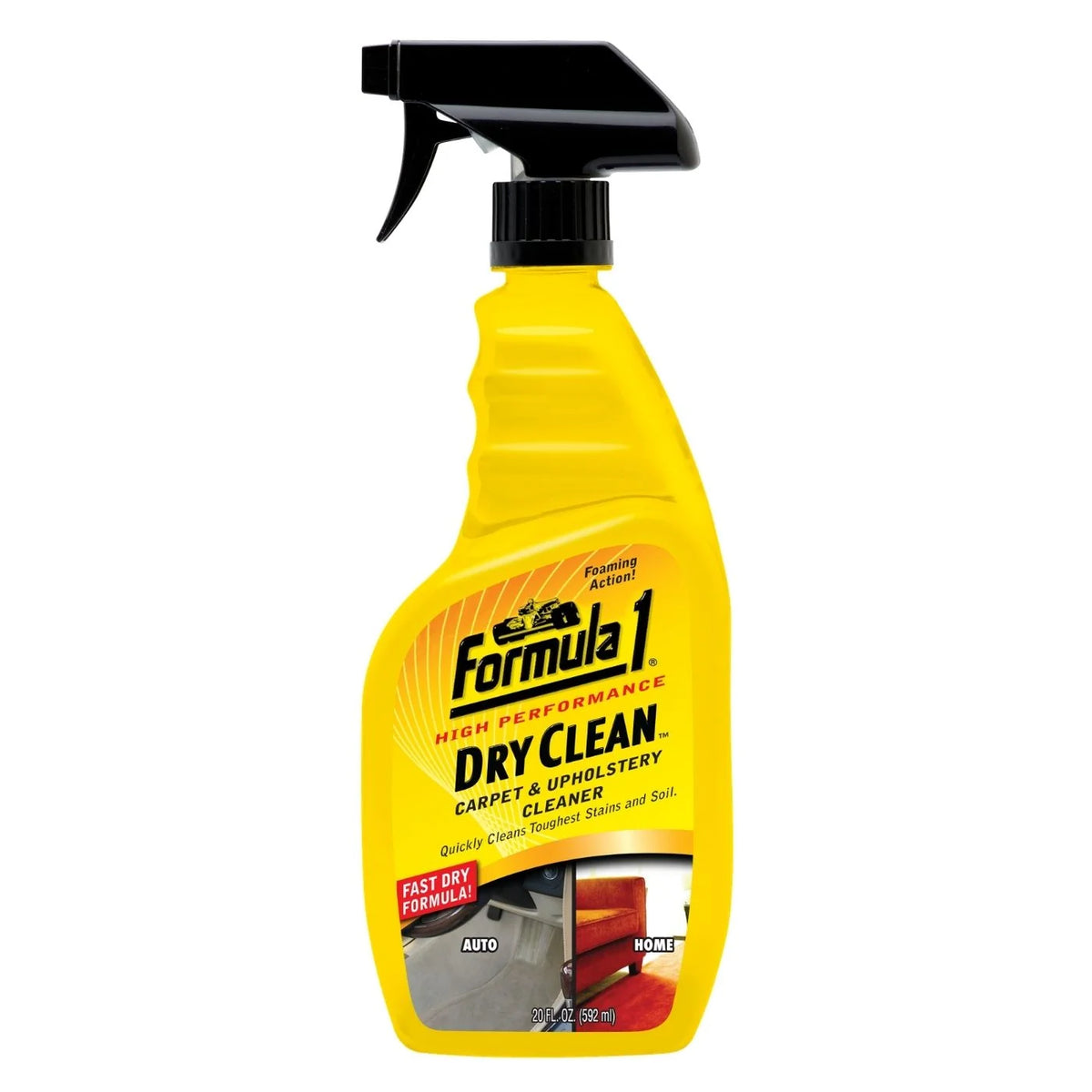 Formula 1 Dry Clean Carpet & Upholstery Cleaner 680ml – Foaming Stain Remover