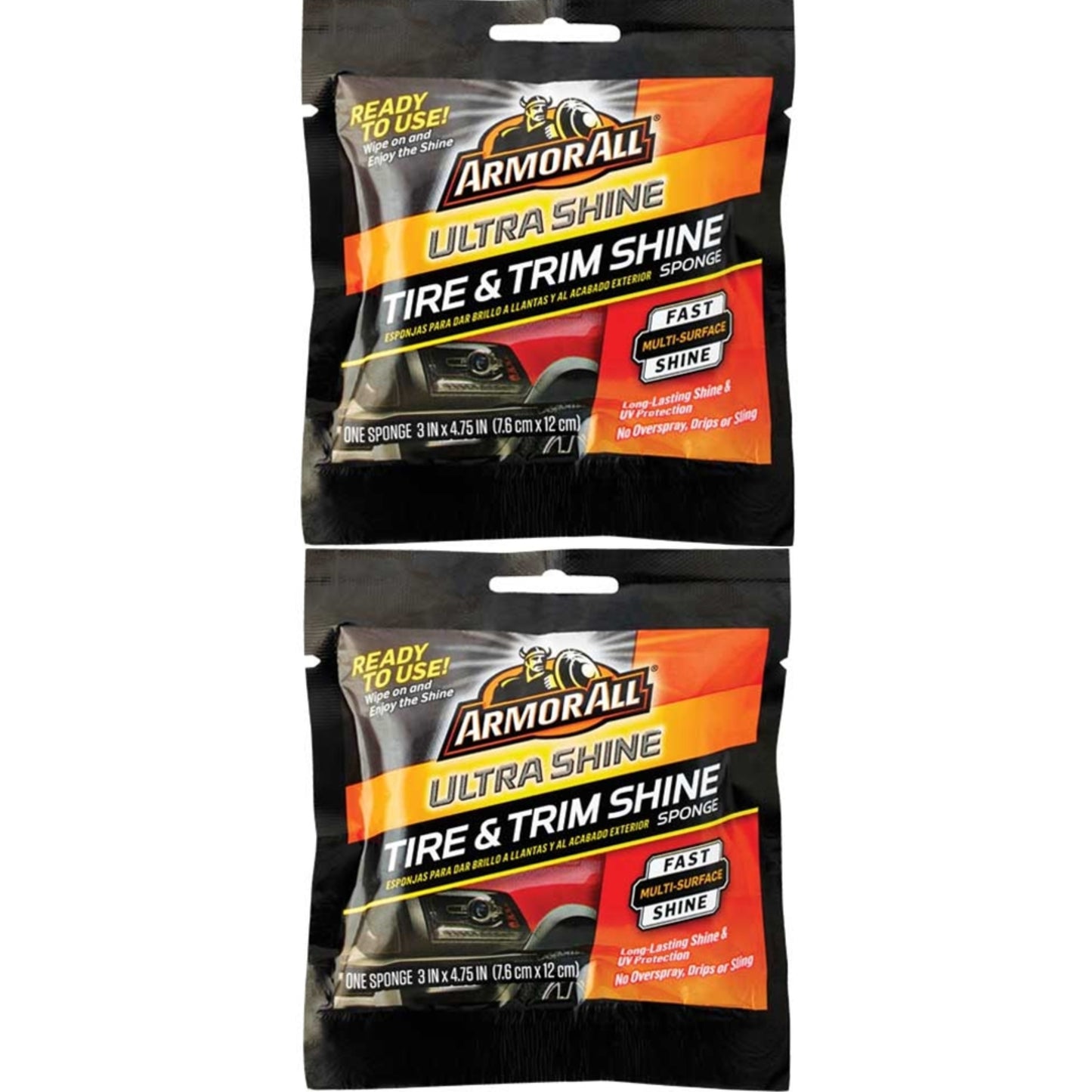 Armor All Ultra Shine Tire & Trim Sponge 2-Pack – Easy Gloss Applicators