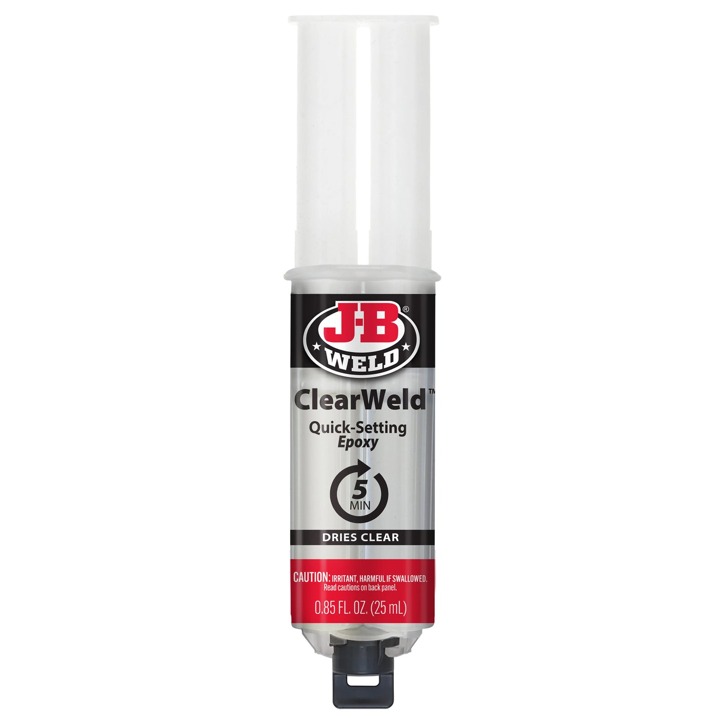JB Weld ClearWeld 2-Part Clear Epoxy Syringe 25ml JB50112