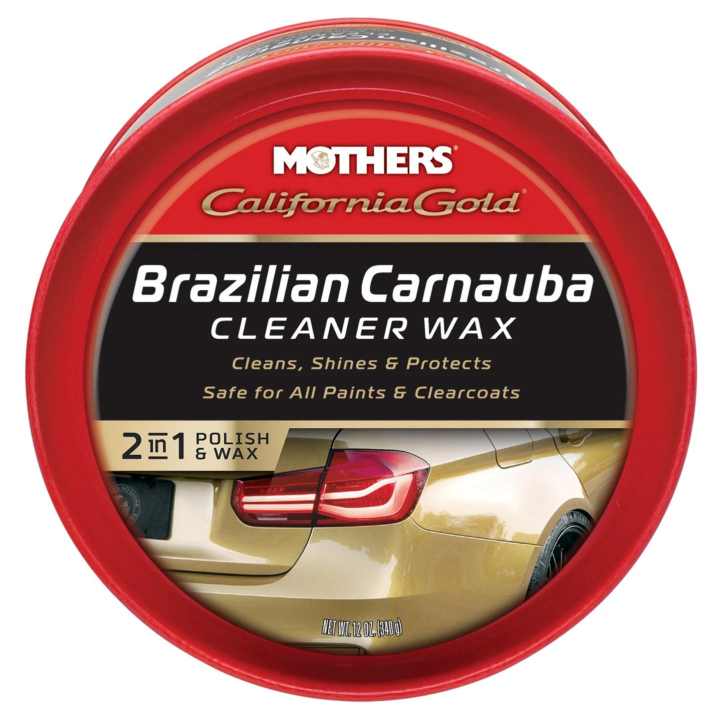 Mothers California Gold Brazilian Carnauba Cleaner Wax Paste 340g 655500