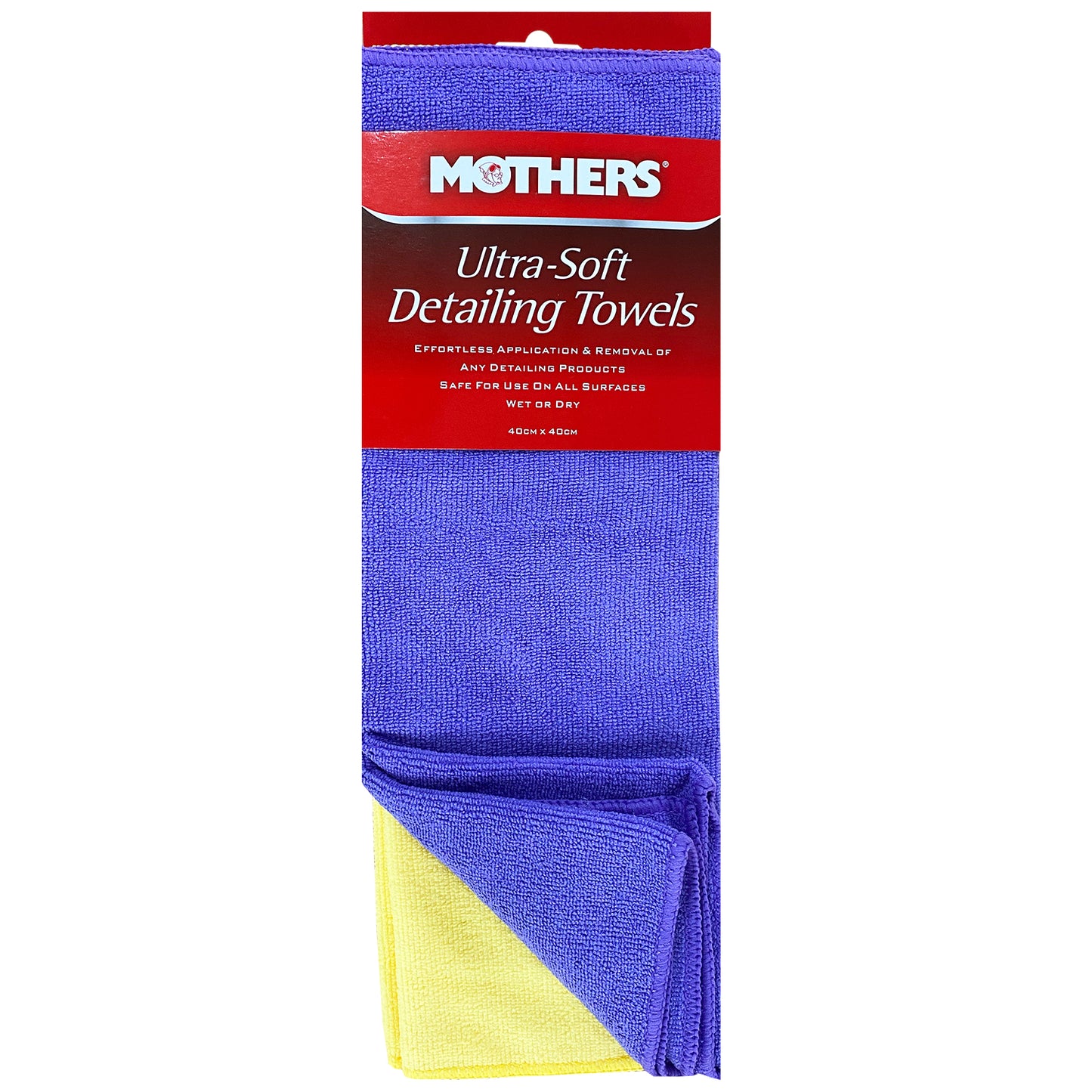 Mothers Ultra-Soft Microfibre Detailing Towels 40x40cm