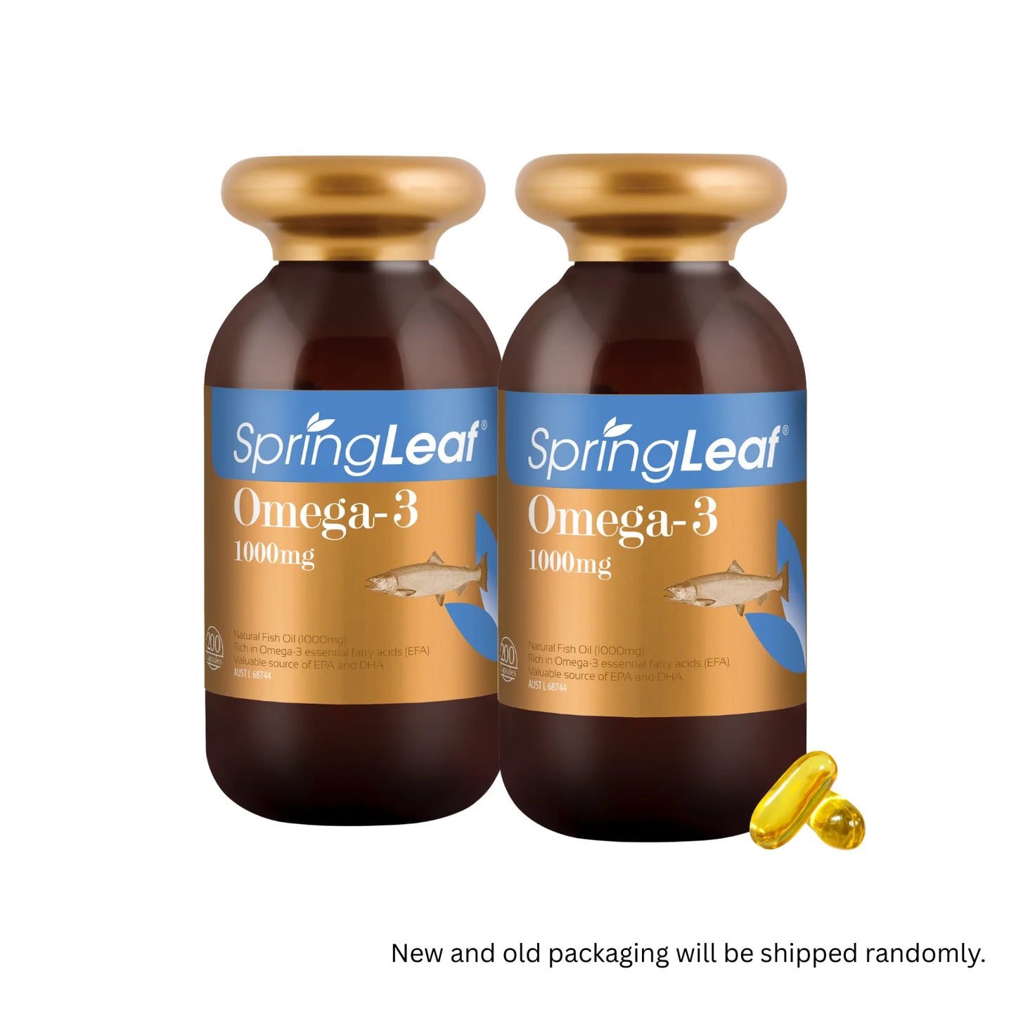 Homart SpringLeaf Omega-3 1000mg 200 Capsules