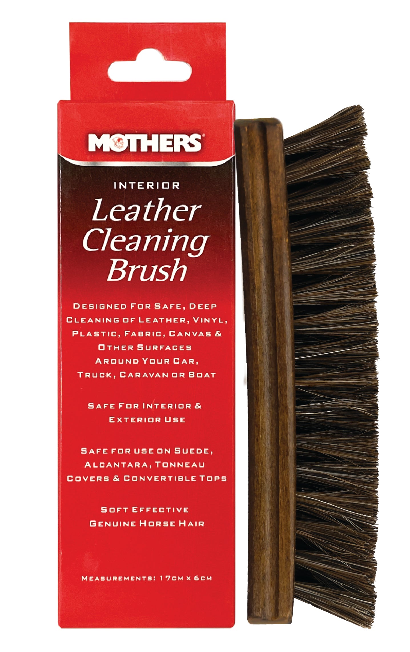 Mothers Leather & Interior Brush Soft Horsehair Detailing