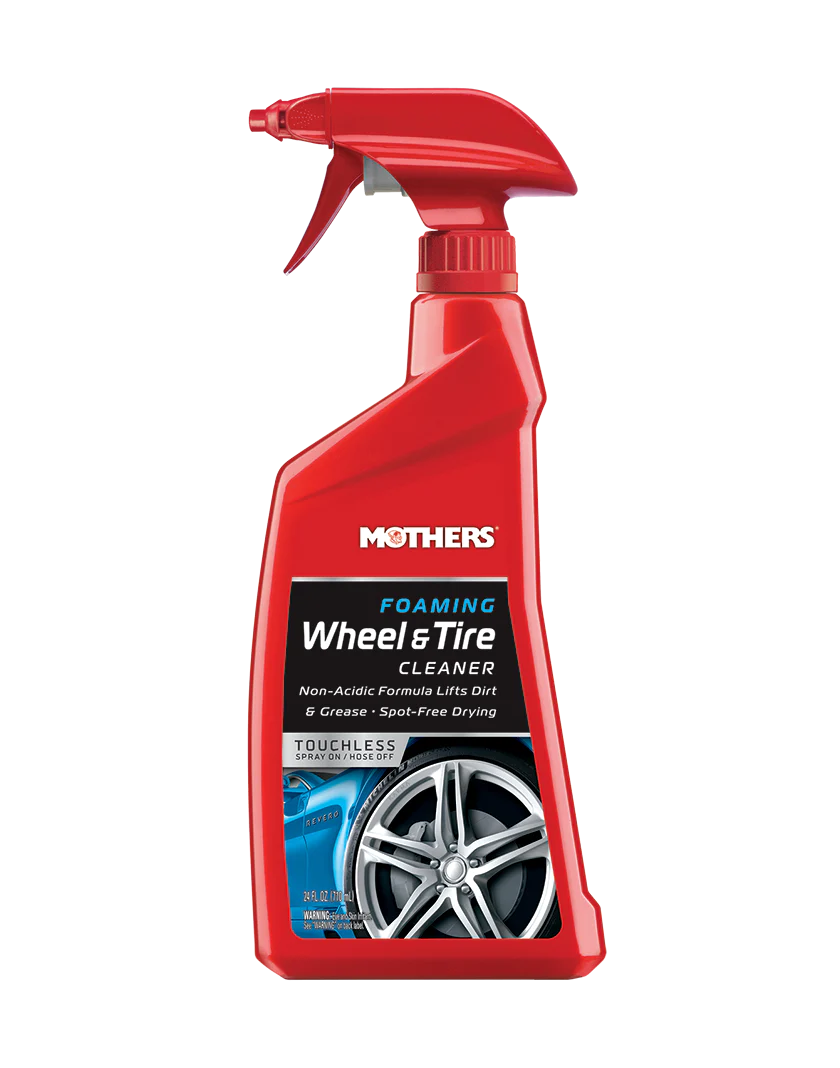 Mothers Foaming Wheel & Tire Cleaner 710ml Non-Acidic Easy Rinse