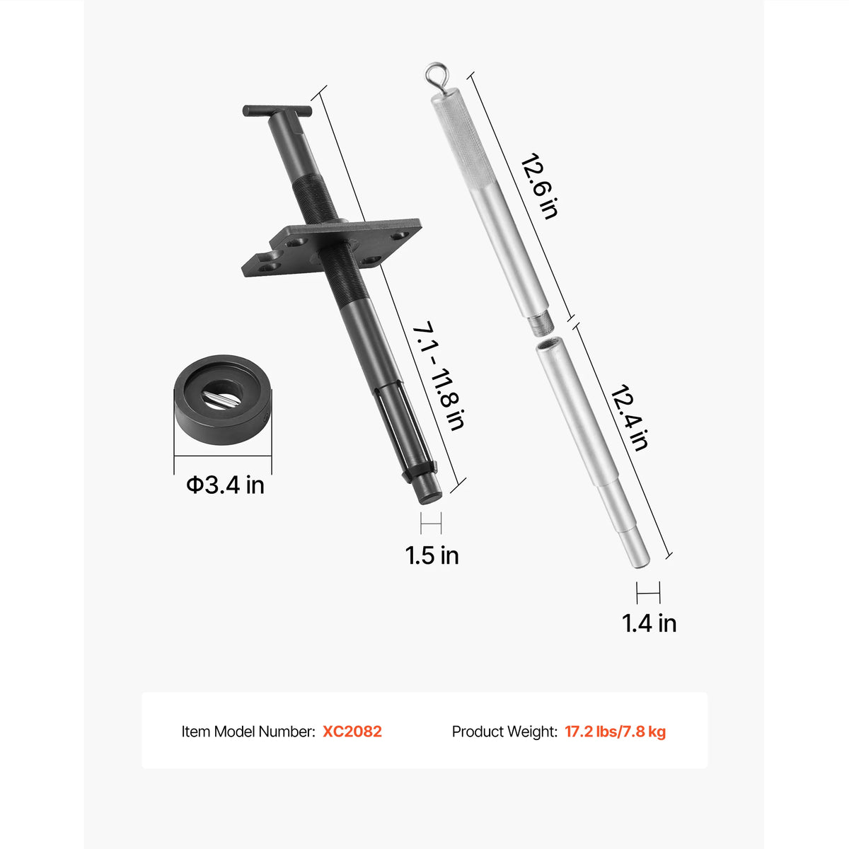 SucceBuy Mercruiser Alignment Tool & Gimbal Bearing Puller Set Compatible with Mercruisers OMC Volvo Cobra Bell Housings Engine