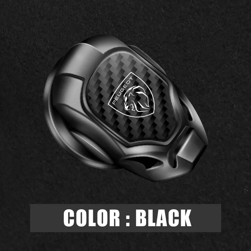 Car One-Click Start Buttons Protective Cover Decoration Car Gadgets For Peugeot 108 406 407 408 206 207 208 306 307 308 508 RCZ