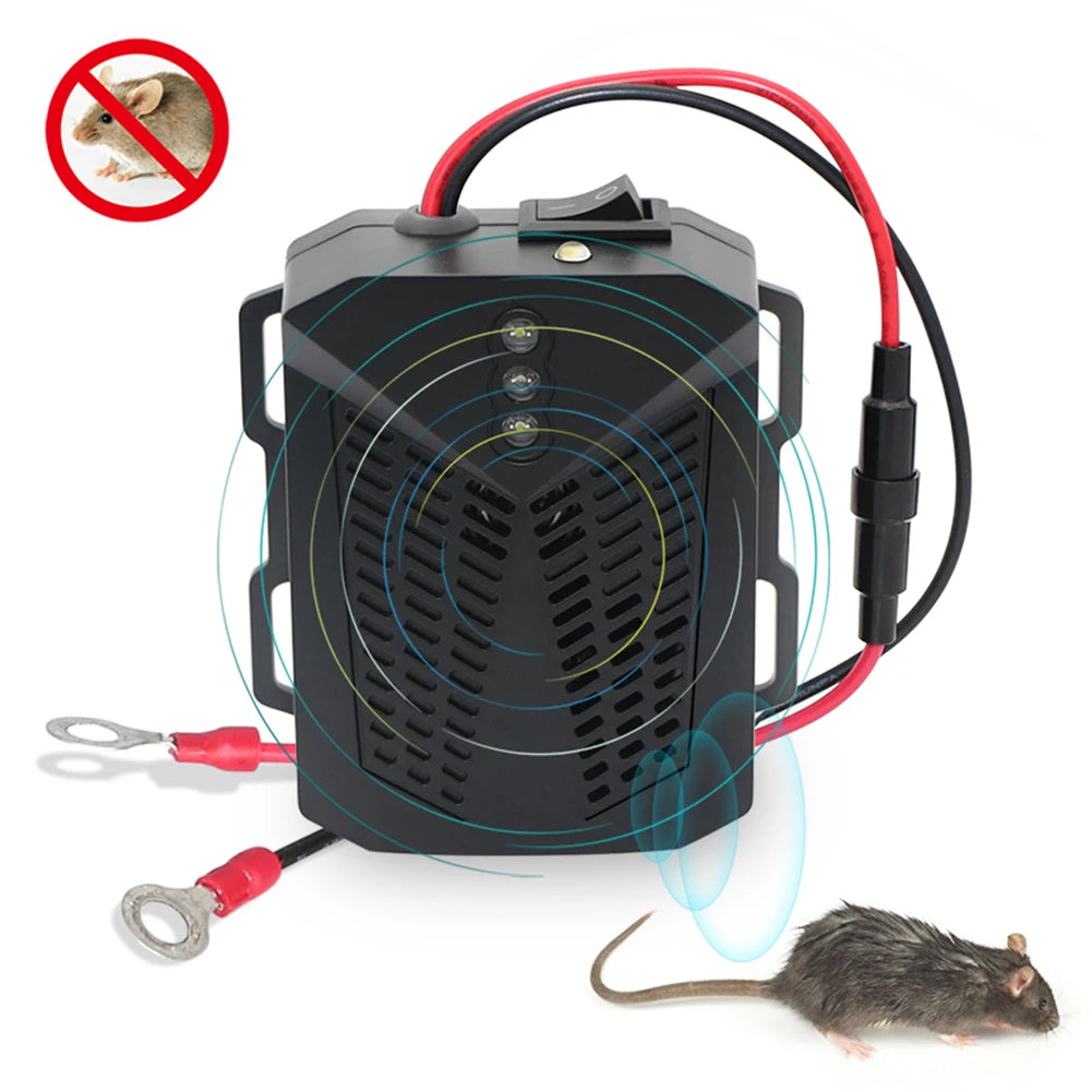 Ultrasonic Mouse Repellent 12V Rat Repellent Mouse Repeller For Car Keep Rodent Marten Away Car Accessories Battery-powered