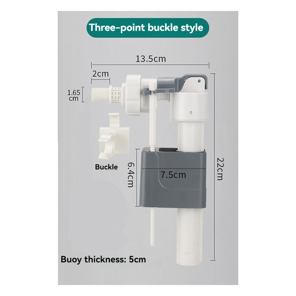 Bathroom In-Wall Water Tank Inlet Valve Hang Wall Hanging Toilet Water Valve Water Inlet Accessories G3/8inch