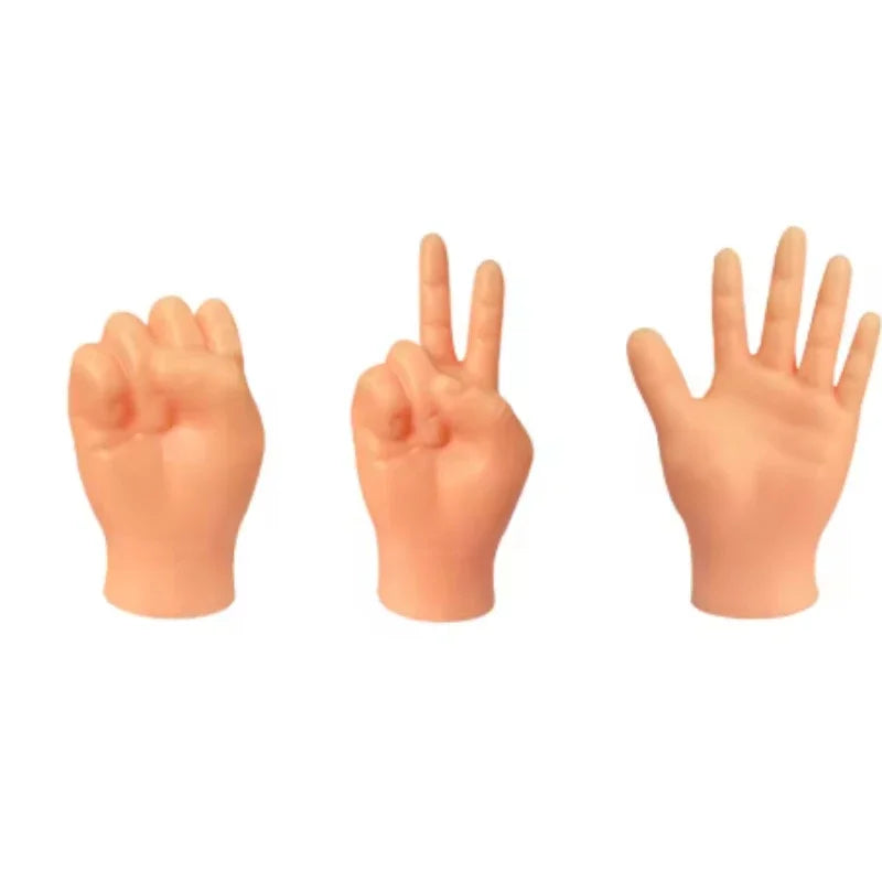 Small Hands Finger Puppet Set, 7/3/2PCS Mini Hands Rubber Funny Mini Hands,Birthday Party Magic Techniques Pet Game Party