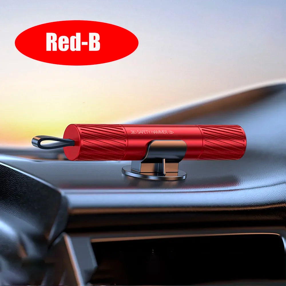 2025 New Window Breaker Seatbelt Cutter Car Gadgets Vehicle Escape Tool Safe Hammer Glass Breaker Life-Saving Emergency Artifact