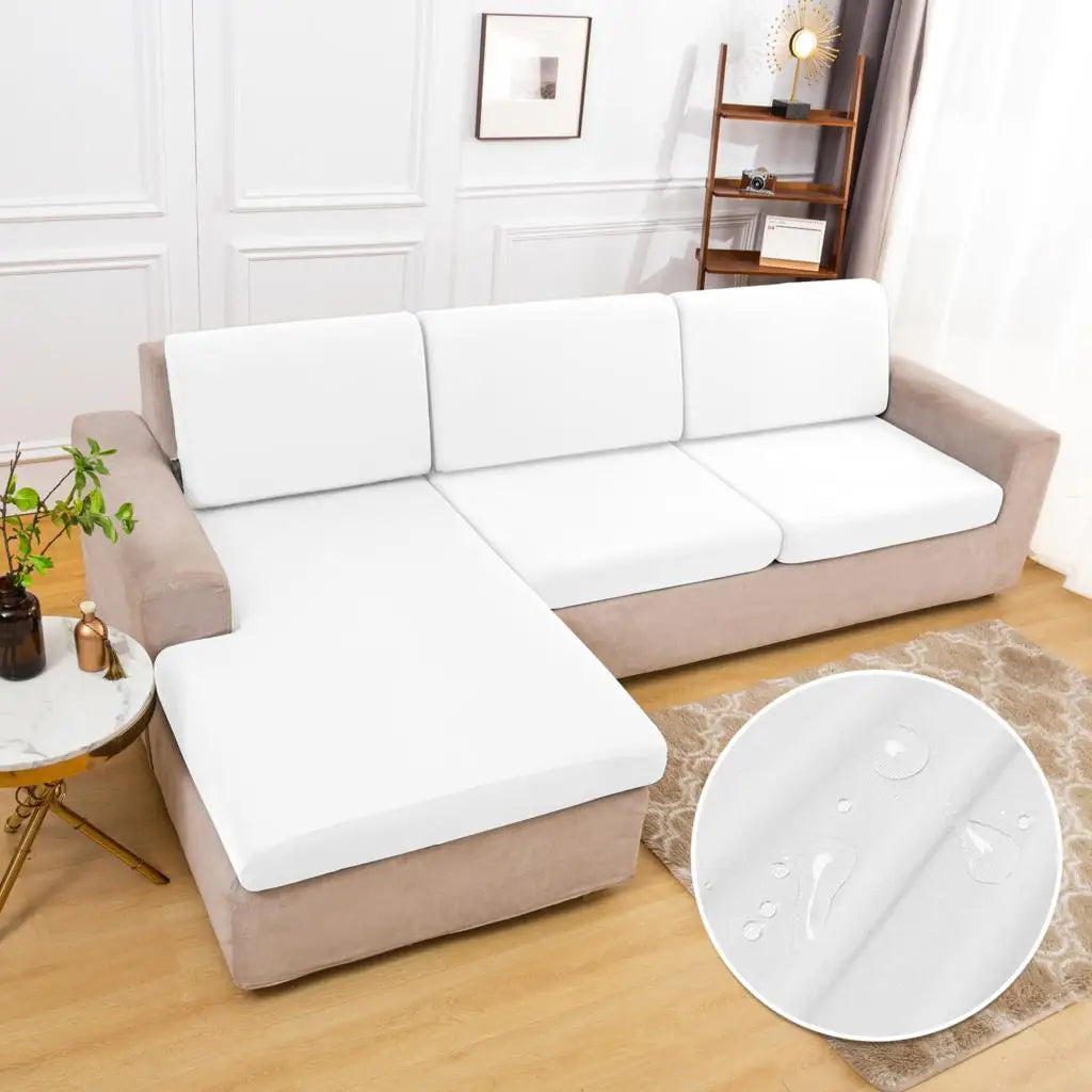 Waterproof Sofa Seat Cushion Cover Elastic Protector Sofa Covers Pets Kids Livingroom Cheap Sofas Slipcover Case With Random