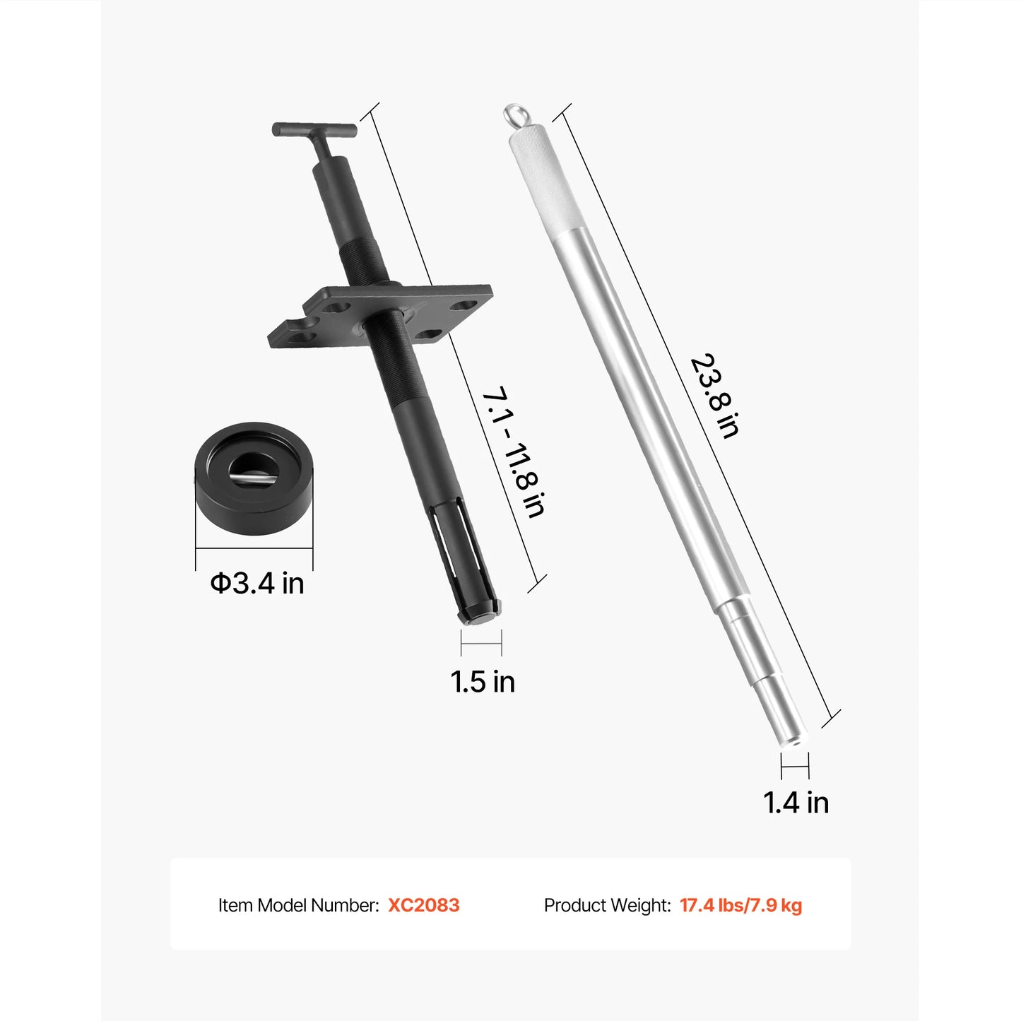 SucceBuy Mercruiser Alignment Tool & Gimbal Bearing Puller Set Compatible with Mercruisers OMC Volvo Cobra Bell Housings Engine