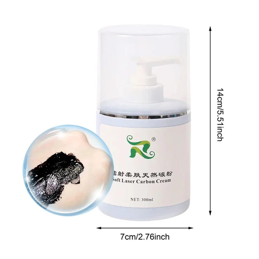 300ml Soft Skin Care Laser Machine Carbon Cream Gel For Nd:YAG Laser Facial Clean, Skin Rejuvenation Effectively Tighten Skin