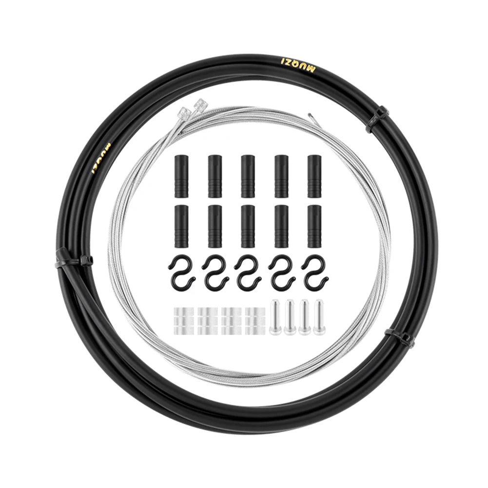 MUQZI MTB Road Bike Brake Cable Shift Line Set Universal Transmission Tube Cables Wire Bicycle Shift Gear Brake Cable Set