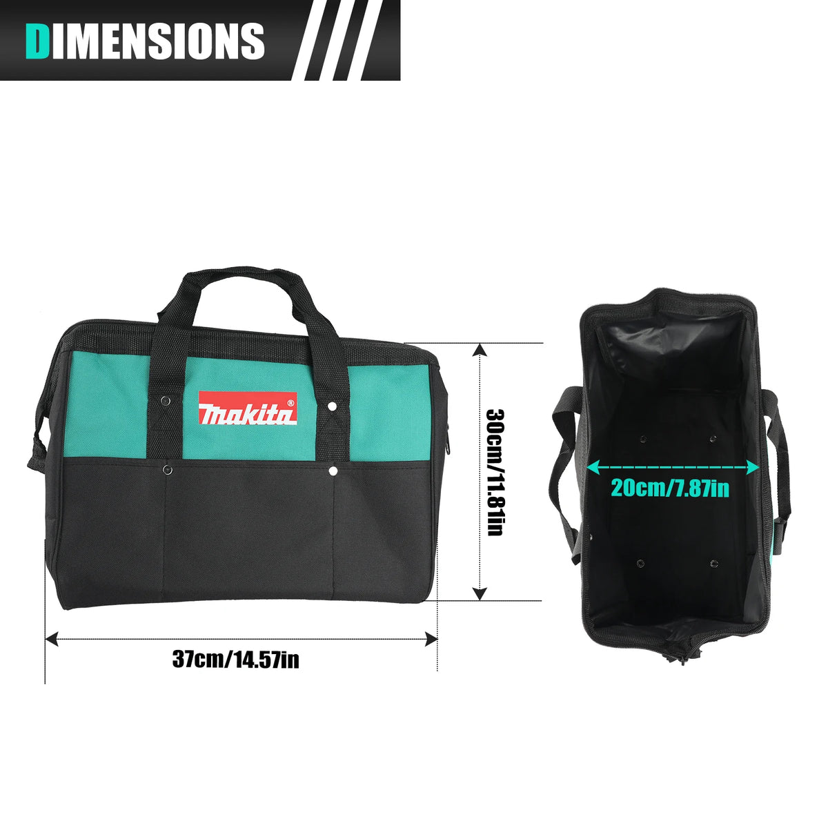 Makita Handheld Tool Kit functional Hand drill Impact screwdriver Repair Kit Storage Hardware tool electrician tool bag
