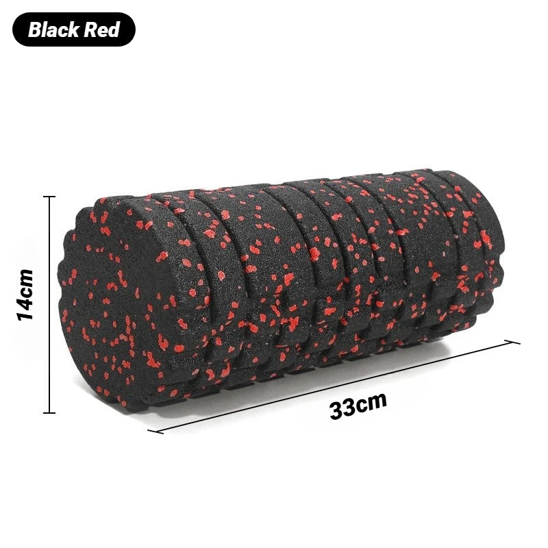 High-Density Solid Core For Muscle Recovery/Massage, Durable Fitness Tool 33Cm Foam Roller Yoga Massage