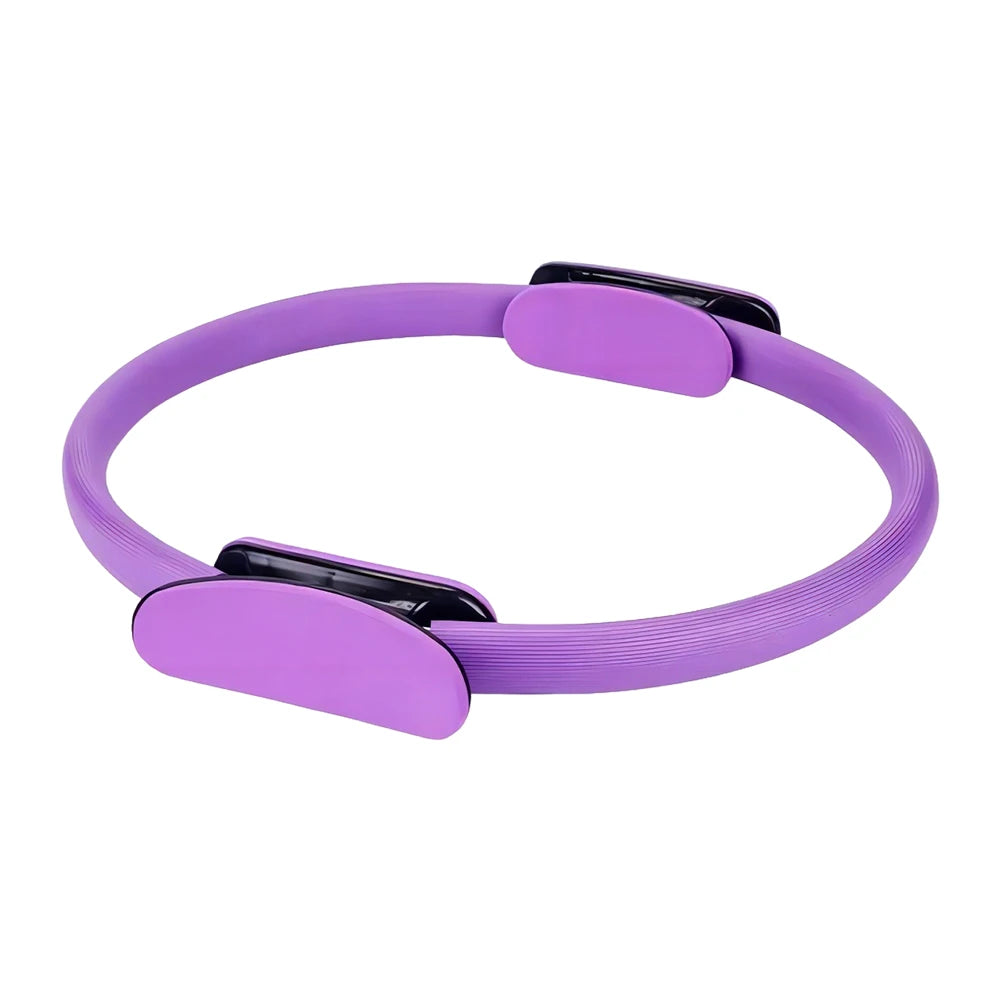 Pilates Ring Fitness Circle with Non Slip Handles Flexible Resistance Exercise Equipment Portable for Thighs Abs and Legs