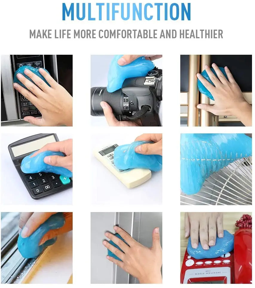 70g Auto Car Cleaning Gel Multifunctional Air Vent Outlet Dashboard Laptop Magic Cleaning Tool Wash Mud Dust Remover Dirt Clean