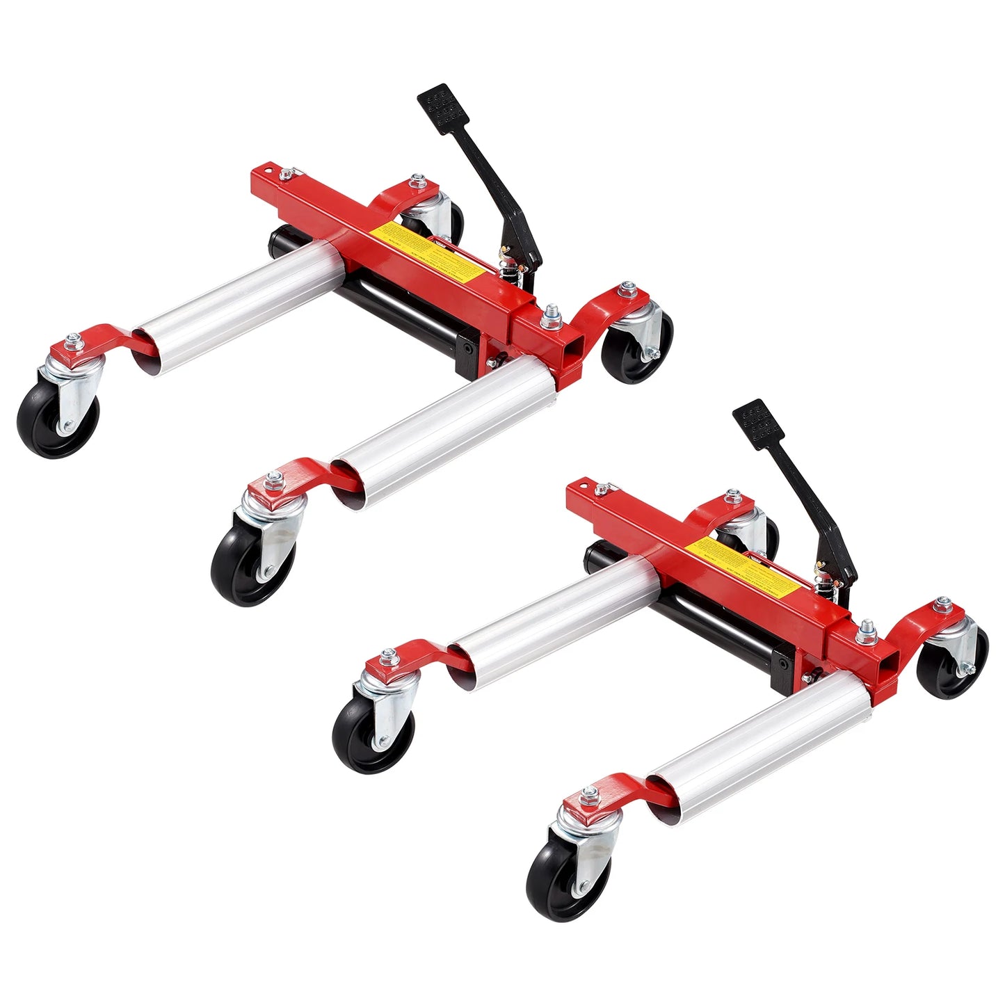 SucceBuy Wheel Dolly Heavy Duty Vehicle Positioning Hydraulic Tire Jack Max Capacity 1500 Lbs Dolly for Car Auto Repair Moving