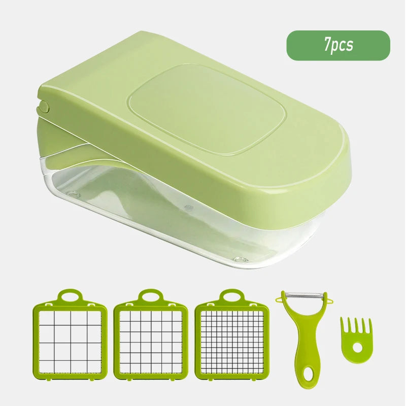 Multifunctional Vegetable Chopper Dicer Kitchen Supplies With Handle Food Grate Food Chopper Vegetable Slicer