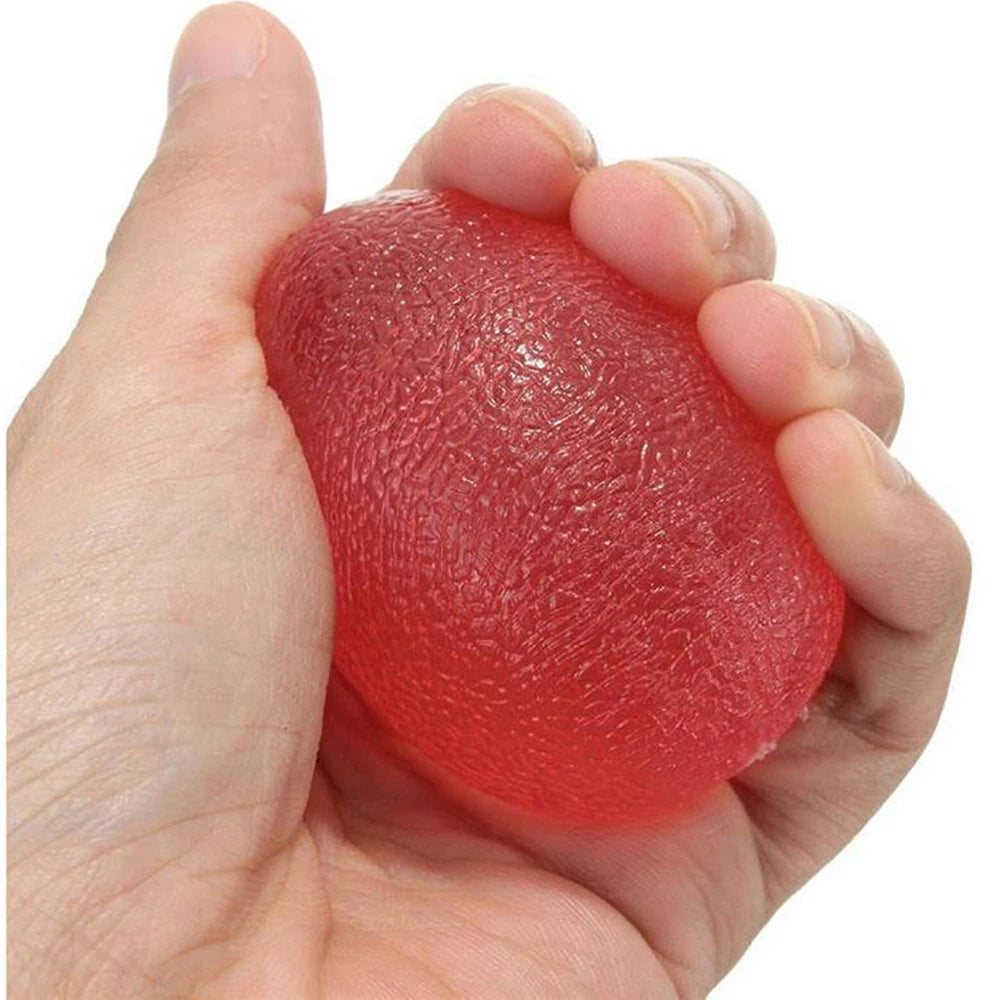 5PCS Silicone Squeeze Grip Ball Hand Finger Exercise Stress Relief Therapy Ball