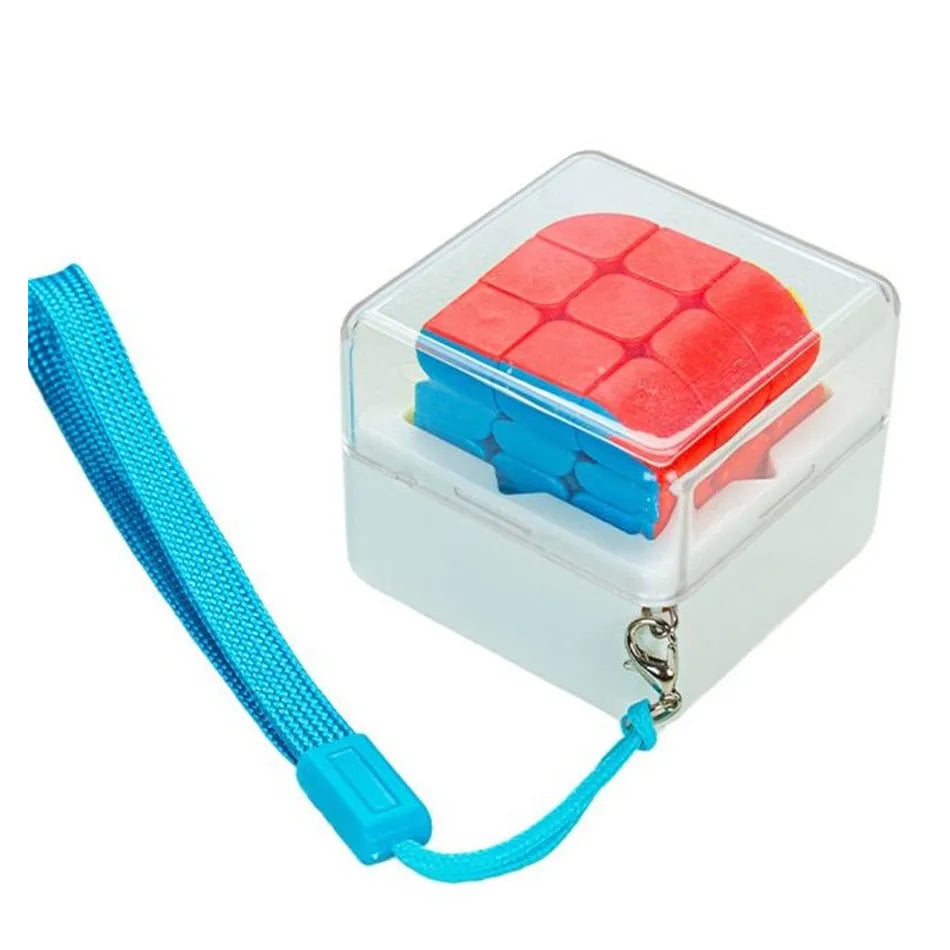 ZCUBE Mini Magic Cubes Keychain 3x3 Lovely Stickerless Birthday Christmas Gifts Toys For Children