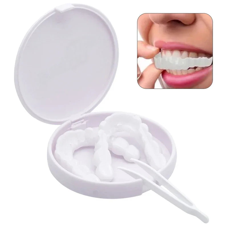 Sdottor Dental Perfect Fit Teeth Whitening Fake Tooth Cover Adjustable Temporary Resin False Braces Snap On Smile Veneers Prosth
