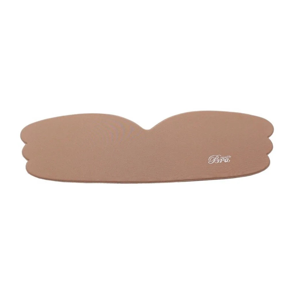 Reusable Nipple Tape One Piece Breasts Sticker Seamless Push Up Silicone Bra For Women