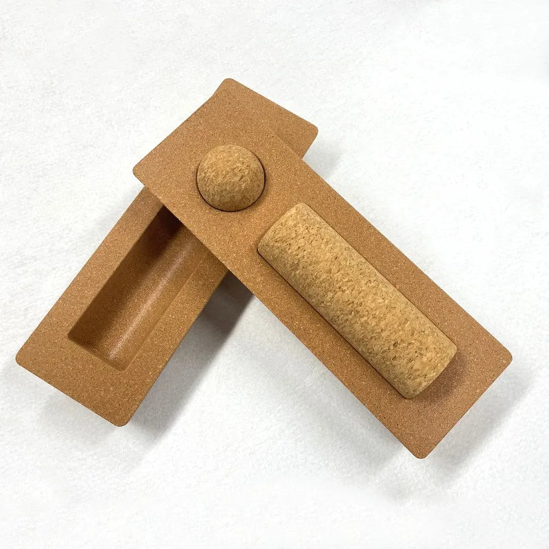 Cork Balance Board Foot Balance Cork Roller Premium Cork Wobble Board for Foot and Ankle Strengthening Yoga Balance Trainer Kit