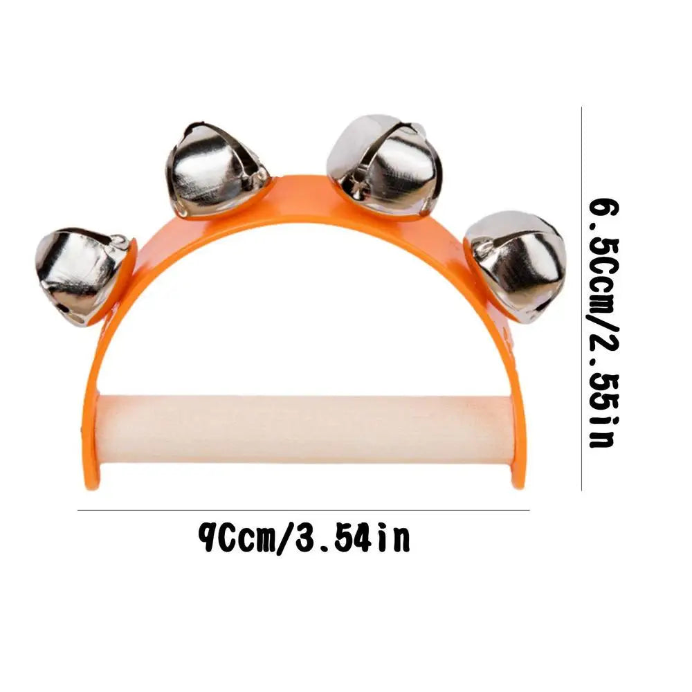 Baby Hand Jingle Bells Hand Sleigh Bells Handheld Musical Instrument Bell Toys Gifts For School Home Daycare Centre