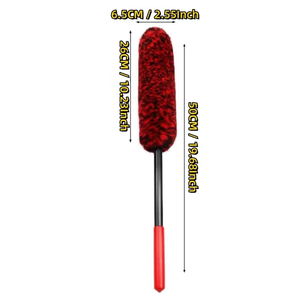 Auto Wheel Detailing Brush Bendable Wheel Woolies Car Cleaning Tools for Car Rim Tire Washing Easily Clean Hard-To-Reach Areas