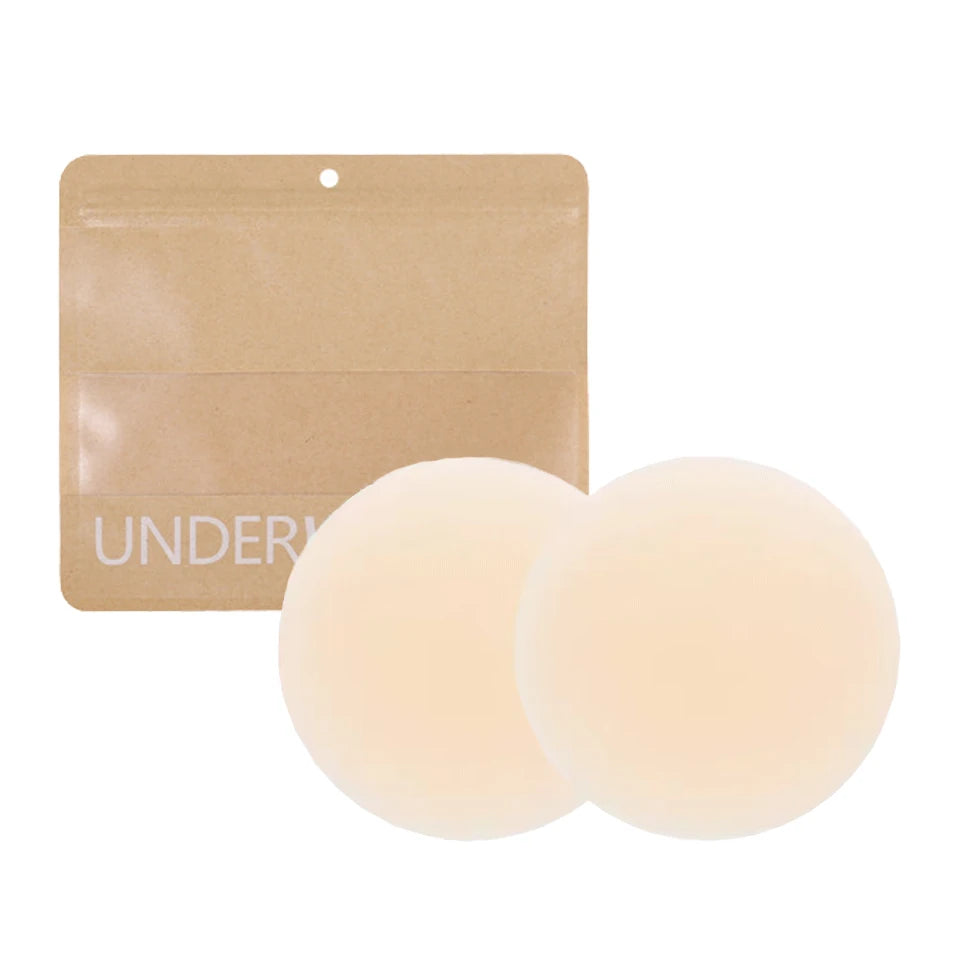 Silicone Nipple Covers Pasties Reusable Adhesive Seamless Sticky Bra Waterproof Invisible Boob Tape Breast Petals