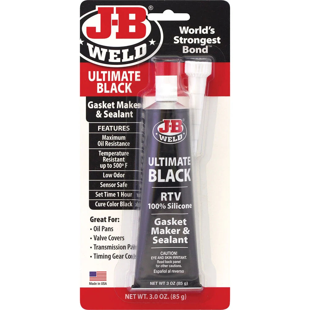 JB Weld Ultimate Black RTV Gasket Maker 85g JB32329
