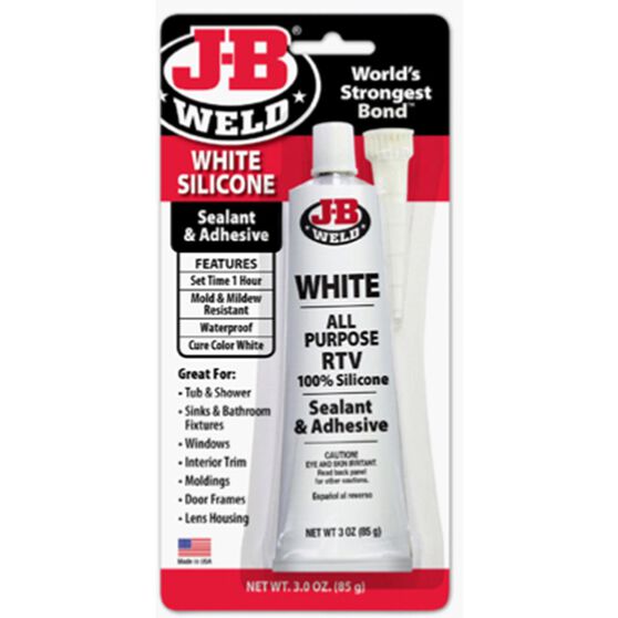 JB Weld White RTV Silicone Sealant & Adhesive 85g JB31312