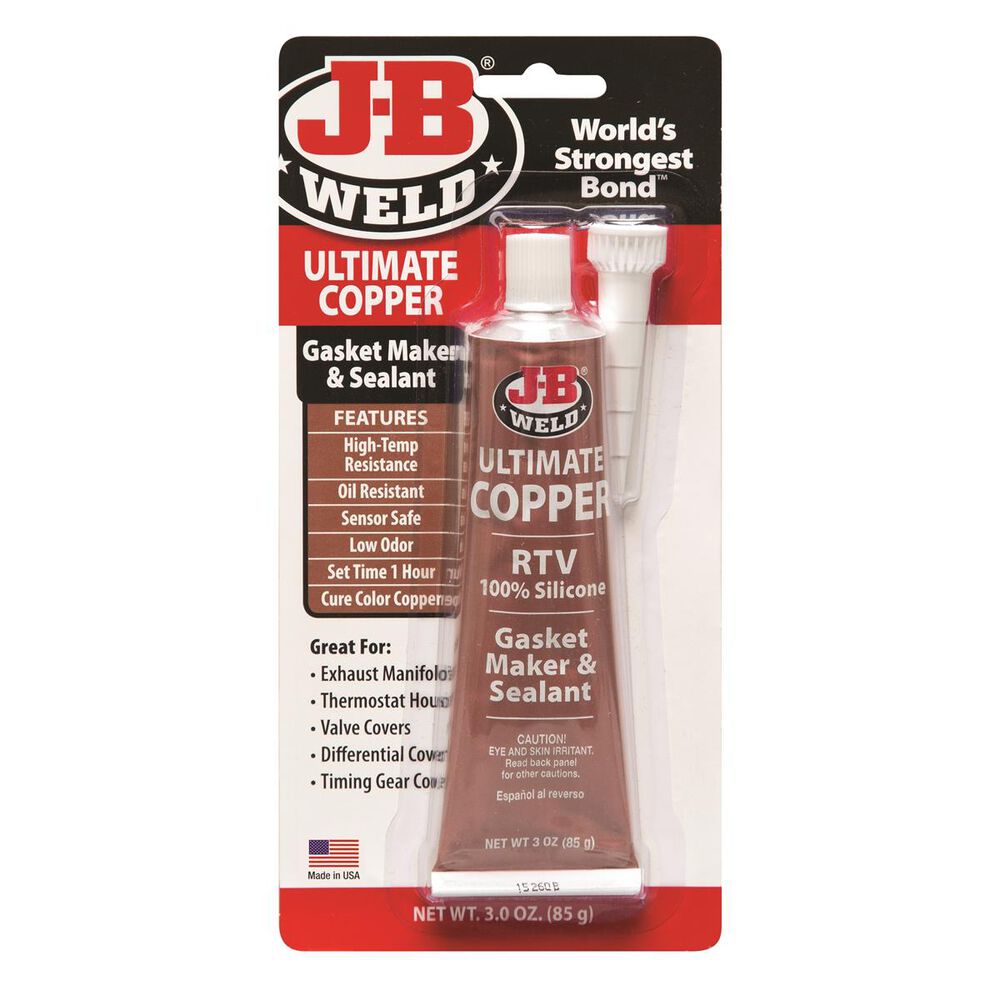 JB Weld Ultimate Copper Silicone Sealant 85g JB32325