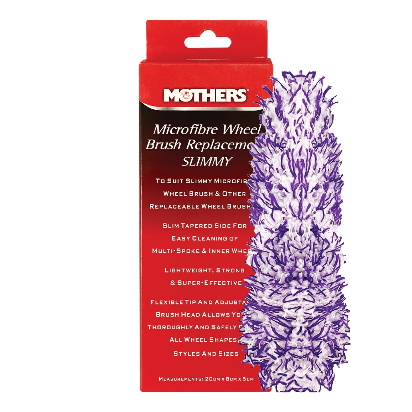 Mothers Slimmy Replacement Microfibre Head Wheel Brush Refill