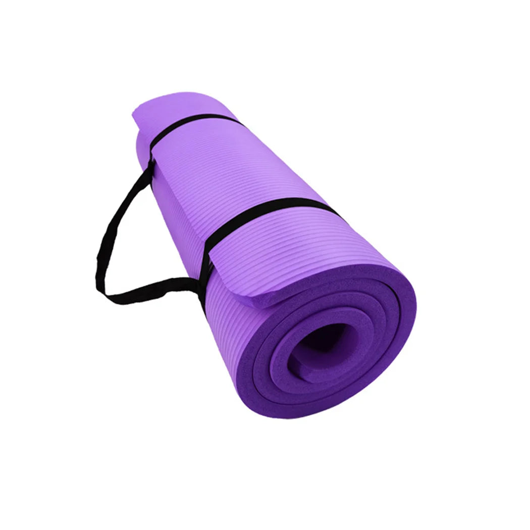 PORIYA 10/15/20MM Thick Yoga Mat Pad NBR Nonslip Exercise Fitness Pilate Gym Durable