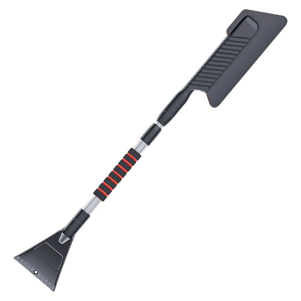 3 In 1 Extendable Ice Scraper with Foam Handle Windshield Snow Remover Multifunctional Retractable Snow Remover Car Accessories