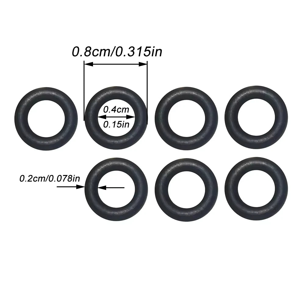 High Pressure Water Gun Cleaning Outlet O-ring rubber Ring Black Car Wash Machine accessories car beauty water gun accessories