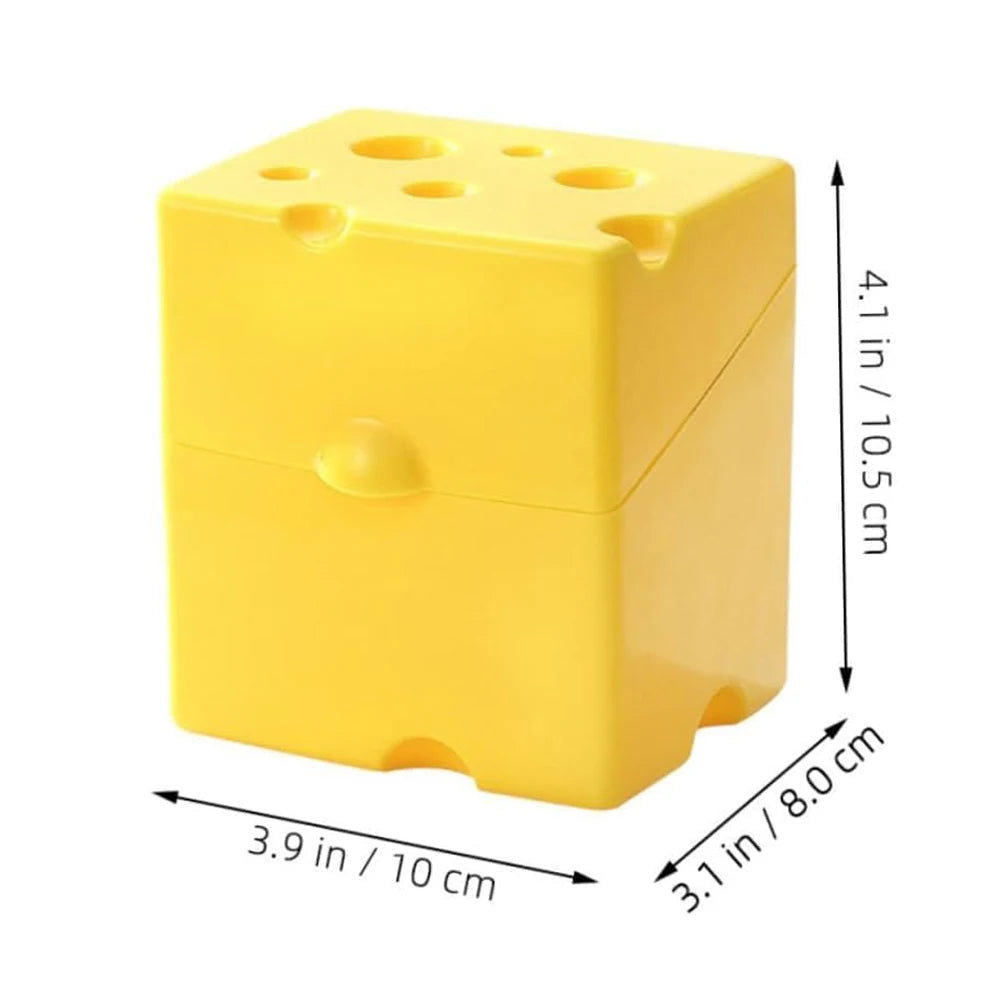 1PC Clamshell Cheese Box, Household Kitchen Crisper, Butter, Cheese, Cheese Packaging Storage Box, Refrigerator Food Crisper Box