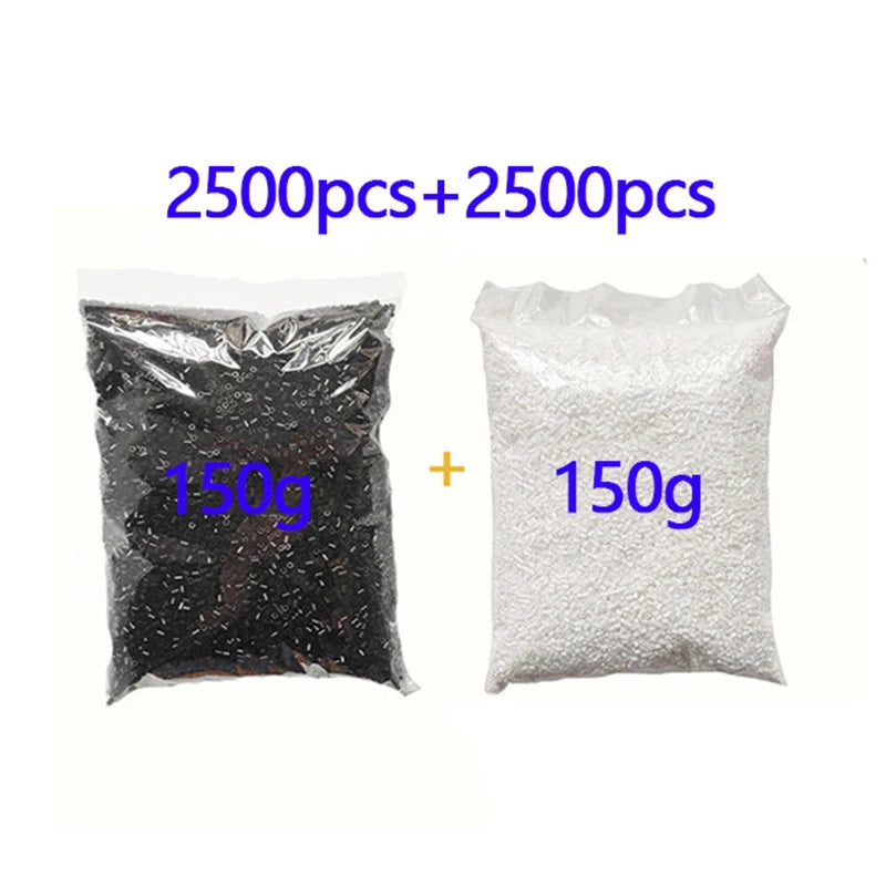 5000pcs large 5mm Hama Beads (2 Template+3 Iron Paper+2 Tweezers)Mini Hama Fuse Beads Diy Kids Educational Toys