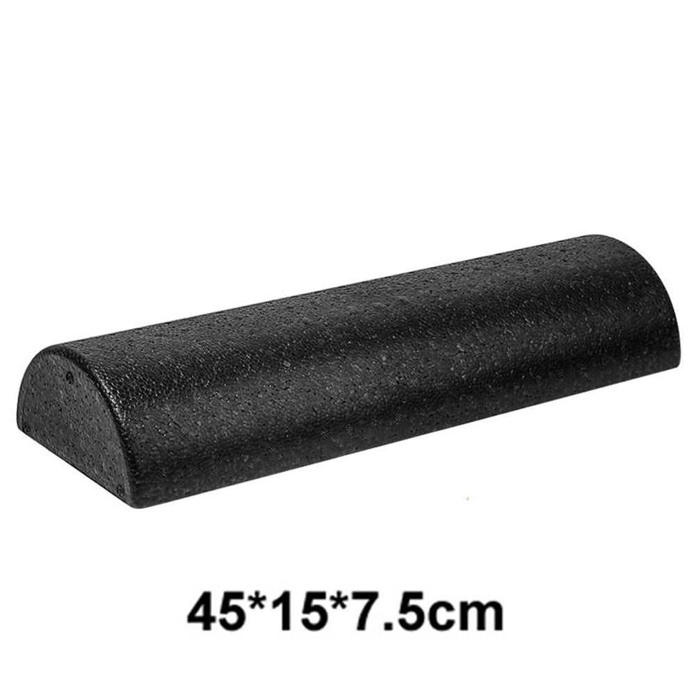 Half Round Yoga Massage Roller Column Muscle Relaxation Yoga Column Roller Tool Gymnastic Massager Roller for Home Gym Exercise