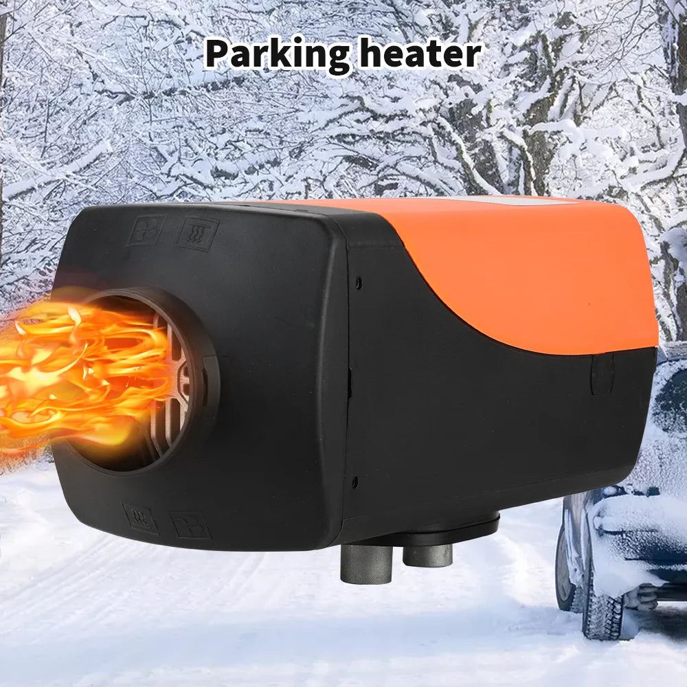 12V 2KW Diesel Air Heater Tank New Remote Control Thermostat Caravan Motorhome