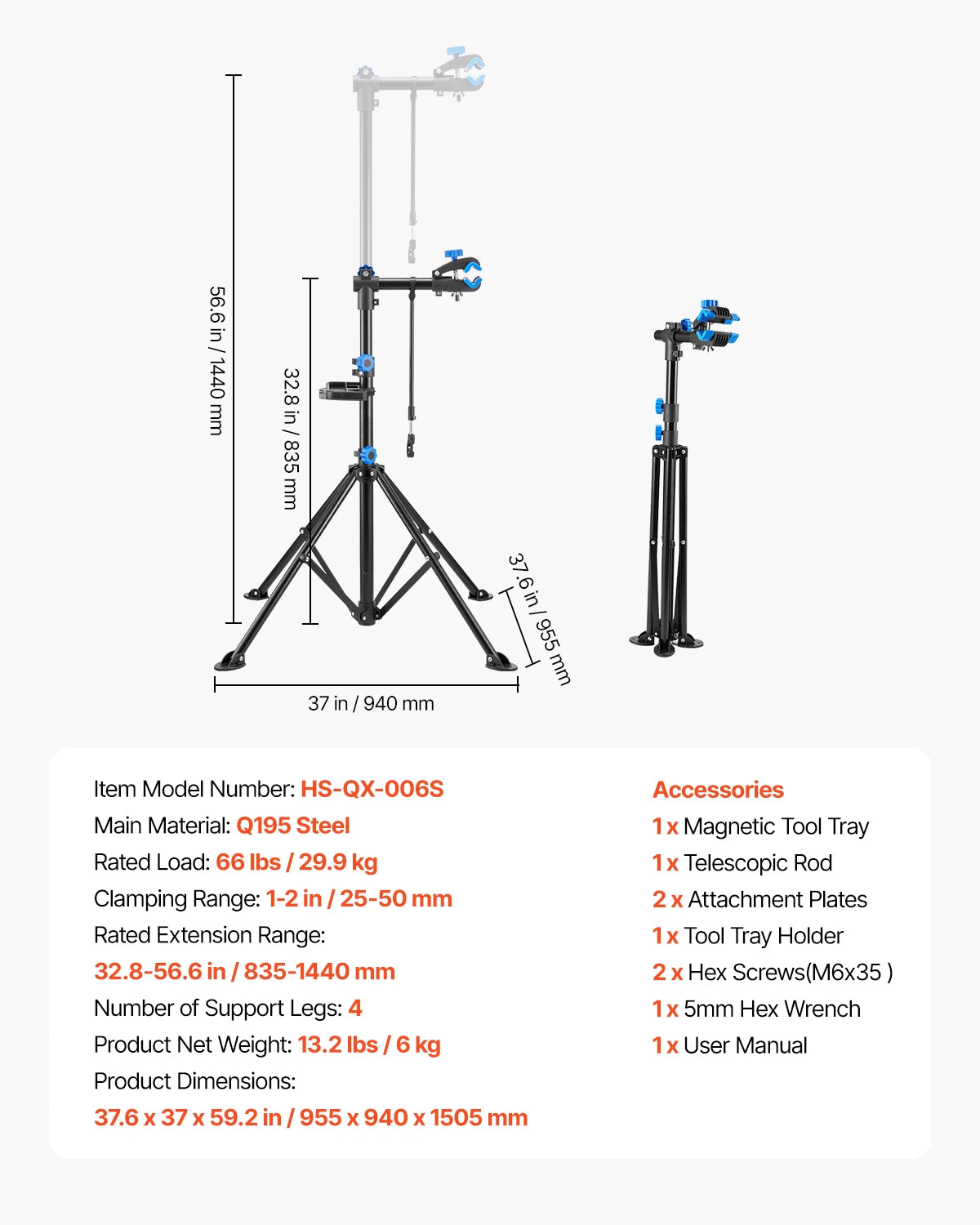 SucceBuy Bike Repair Stand 66/85/88/110lb Heavy duty Bicycle Work Stand Foldable Bicycle Maintenance Rack for Mountain&Road Bike