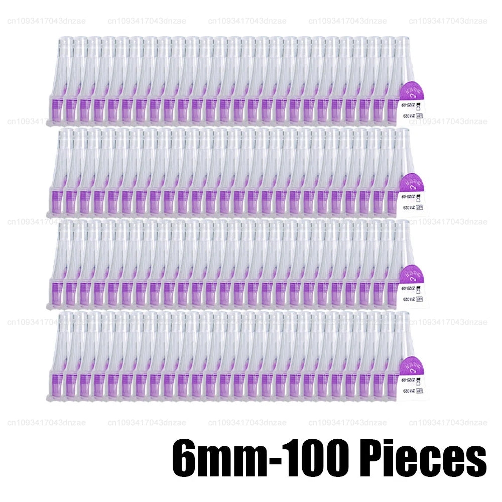 10/30/50/100Pcs Sterile Insulin Cartridges For Lilly Insulin Injection Pen Individual Packaging Medical Insulin Pen Tip 31G 6mm