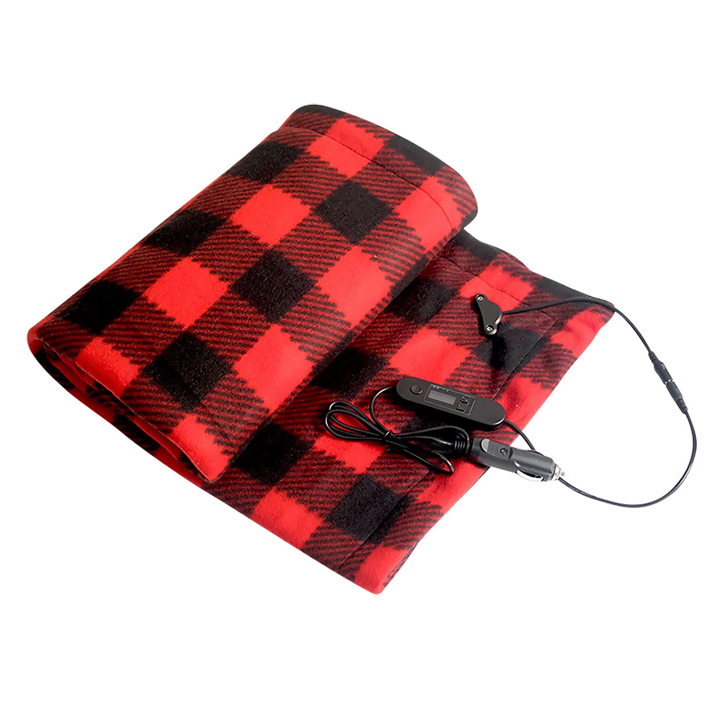 Constant Temperature Heating Blanket 12V Heated Safety Timer Car Heating Pad Fleece Car Heating Blanket for RV Caravan Camper