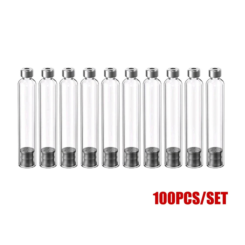 100pcs 3ml Insulin Cartridges Cassette Bottle for Insulin Injection Pen Individual Packaging Medical Aesthetics