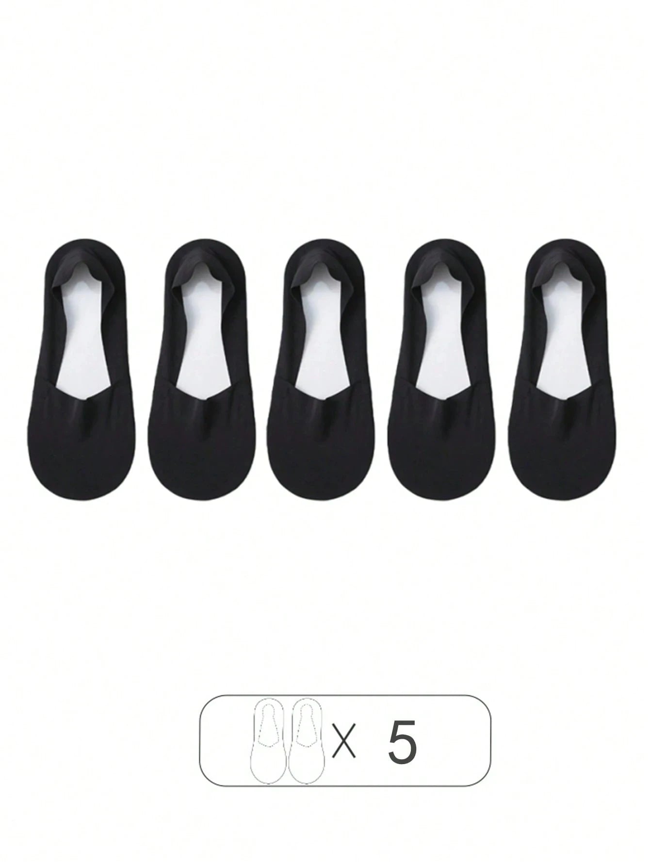 5Pairs/lot Summer Socks Black and White Cat Glass Silk Breathable Female Socks Simple Short Socks